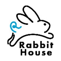 配給・製作会社ラビットハウスのロゴ。