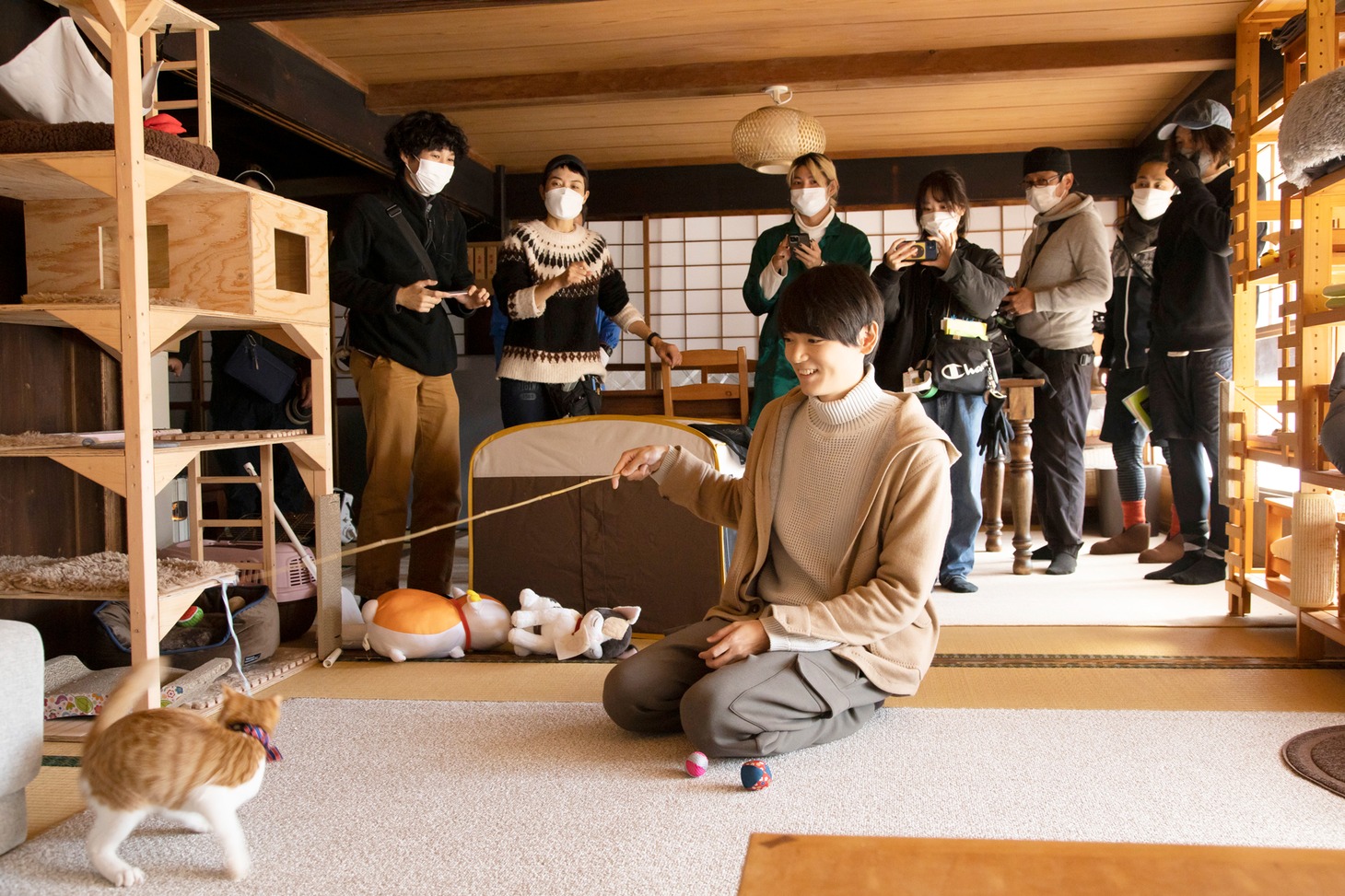ドラマ「ねこ物件」メイキング写真