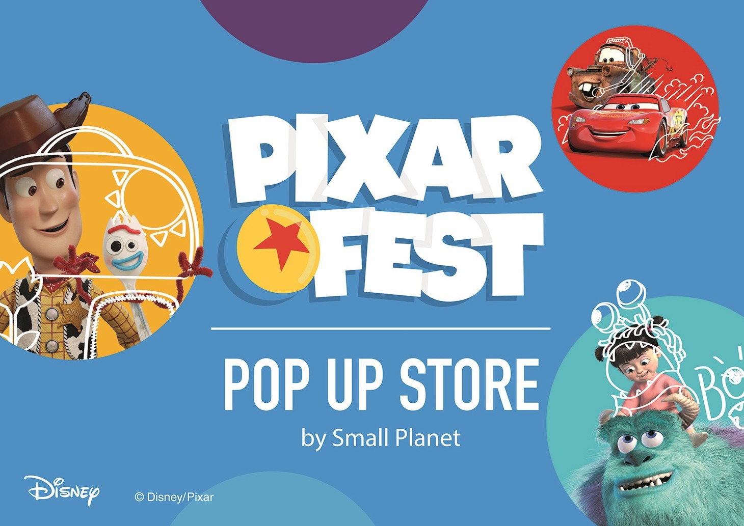 「PIXAR FEST POP UP STORE by Small Planet」
