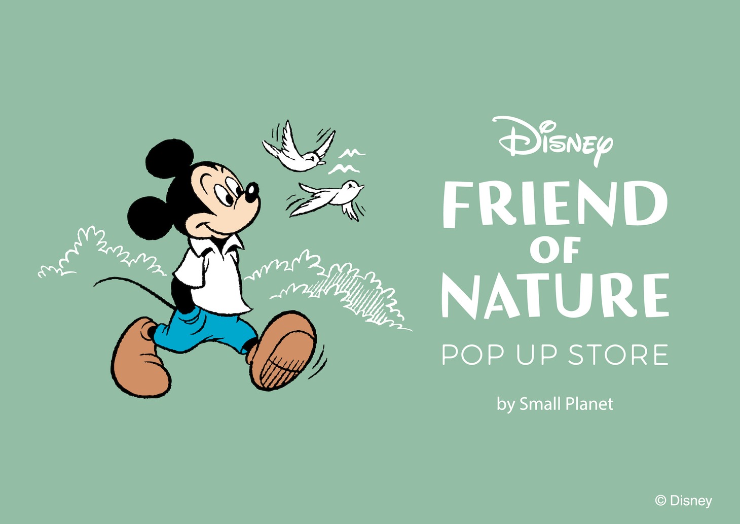 「Disney FRIEND OF NATURE POP UP STORE by Small Planet」