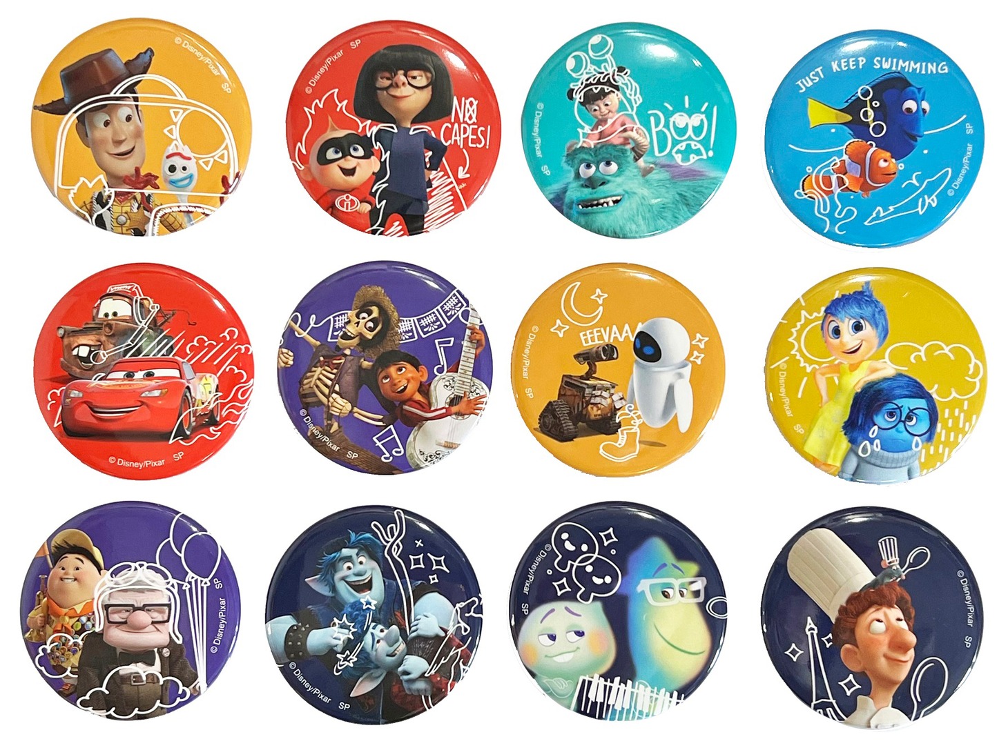 ランダム缶バッジコレクション（各440円 / 全12種 / イベント限定商品）