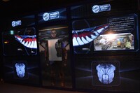 「アベンジャーズ展」の様子。