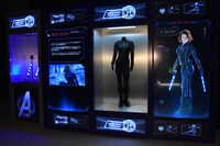 「アベンジャーズ展」の様子。