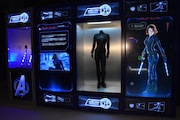 「アベンジャーズ展」の様子。