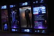 「アベンジャーズ展」の様子。