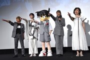 「名探偵コナン ハロウィンの花嫁」公開記念舞台挨拶の様子。