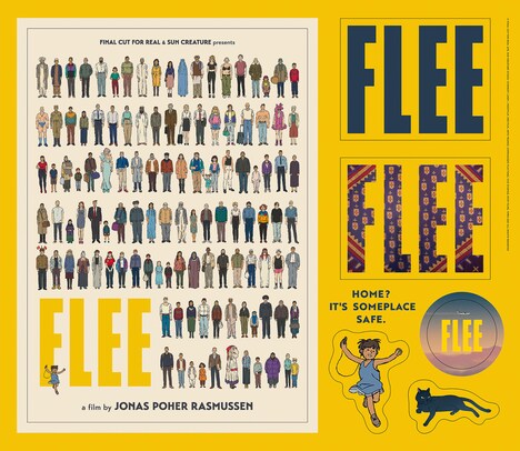 前売り特典となる特製ステッカー。