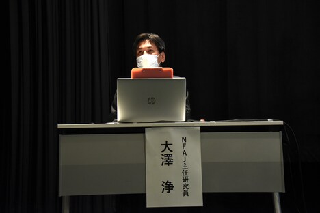 国立映画アーカイブ主任研究員の大澤浄。