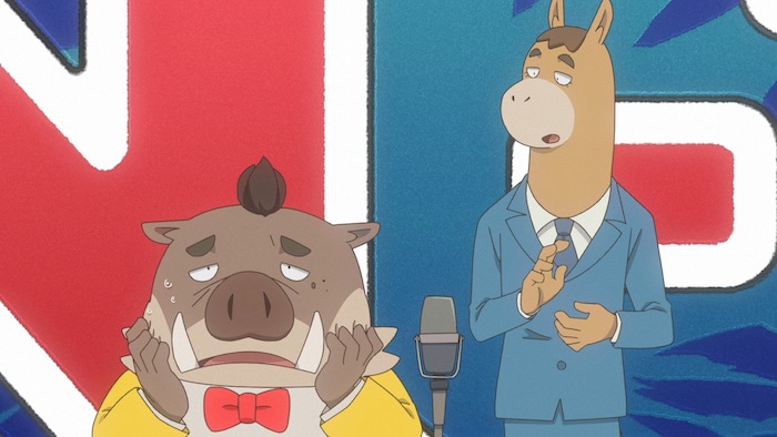 「映画 オッドタクシー」ダイアン演じるコンビの漫才シーン到着