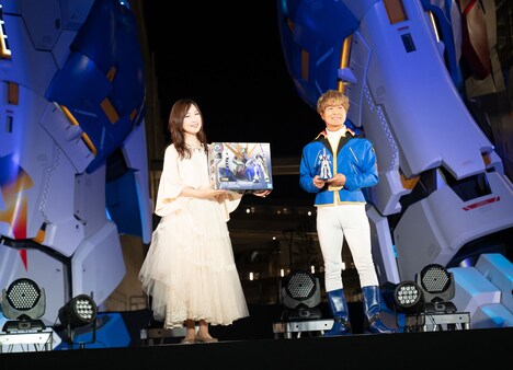 左から森口博子、古谷徹。