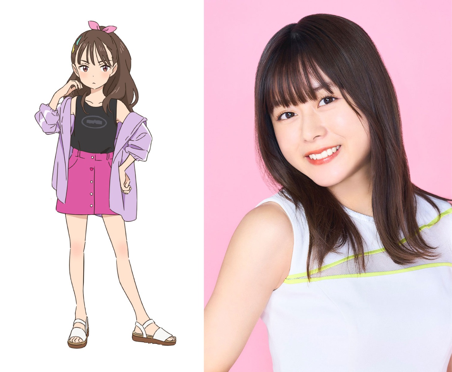 左から羽馬令依菜、水瀬いのり。 (c)コロリド・ツインエンジンパートナーズ
