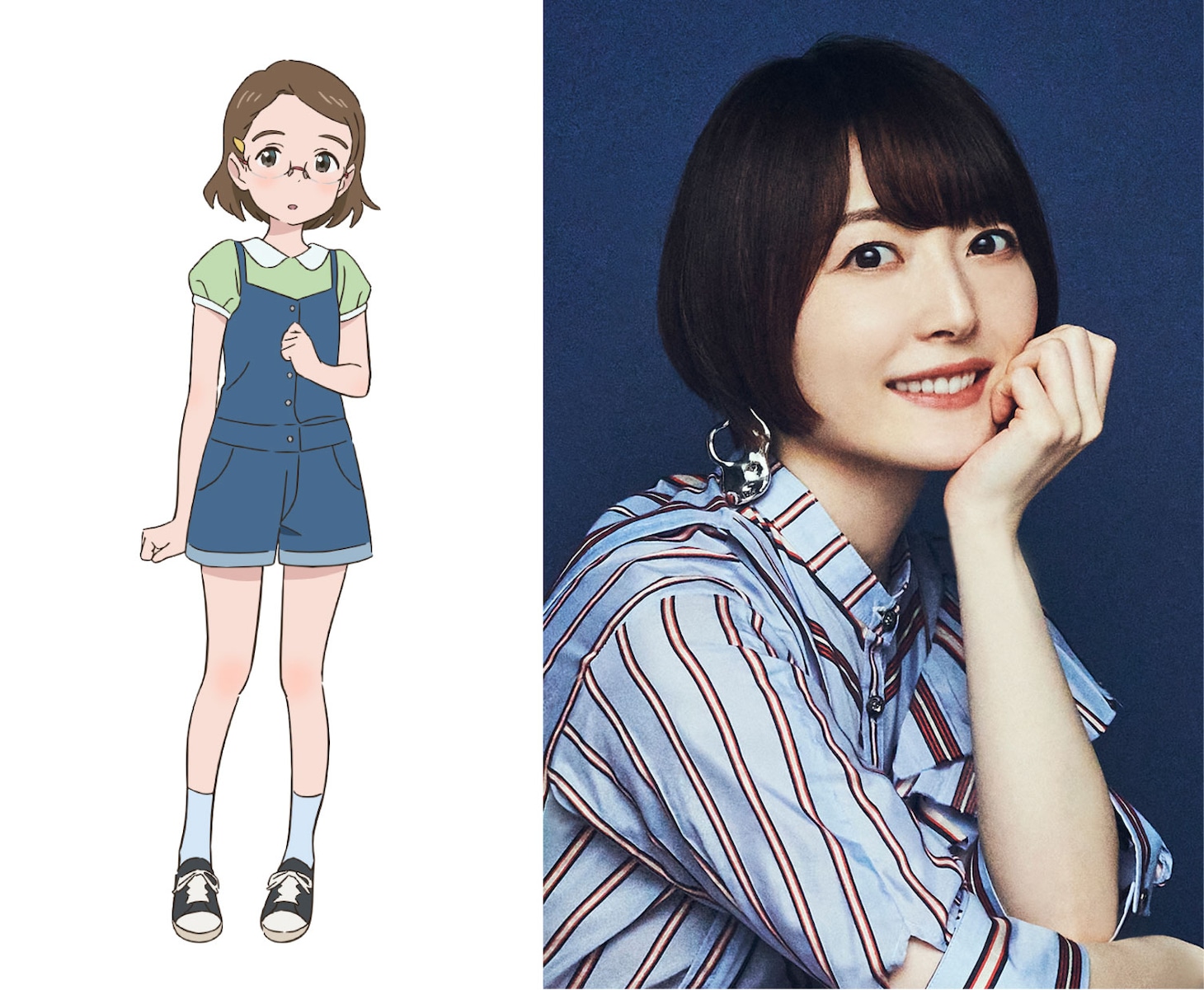 左から安藤珠理、花澤香菜。 (c)コロリド・ツインエンジンパートナーズ