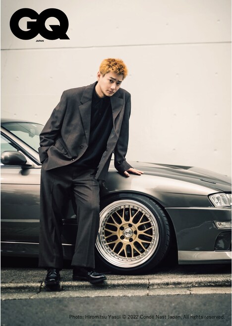 GQ JAPAN 2022年6月号より、野村周平。