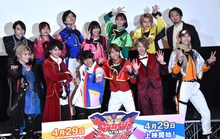 「機界戦隊ゼンカイジャーVSキラメイジャーVSセンパイジャー」舞台挨拶の様子。