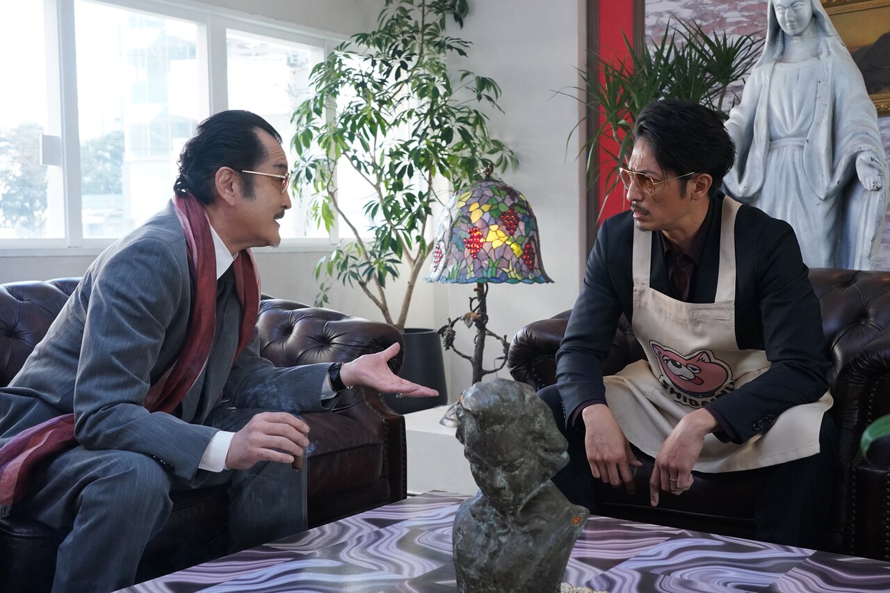 アールデンテ！玉木宏、志尊淳が吉田鋼太郎と対峙「極主夫道 ザ・シネマ」本編映像