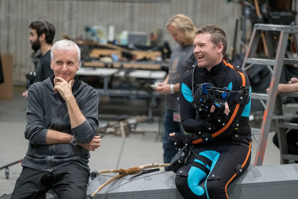 「アバター：ウェイ・オブ・ウォーター」メイキング写真