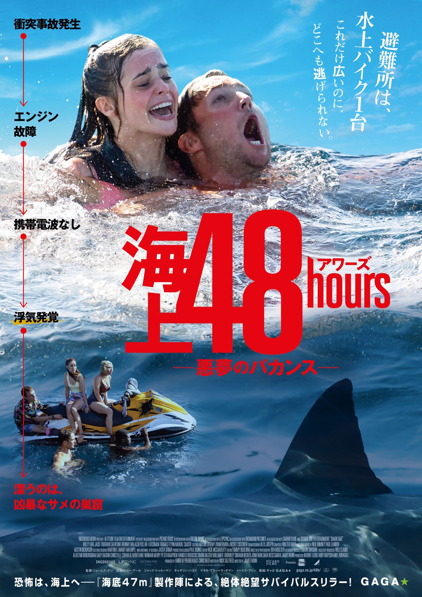 「海上48hours ―悪夢のバカンス―」ポスタービジュアル
