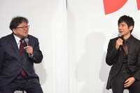 左から樋口真嗣、西島秀俊。