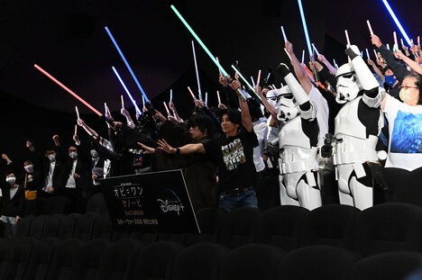 「スター・ウォーズ エピソード3／シスの復讐」特別上映イベントの様子。