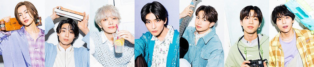 左からNOA、八村倫太郎、宮世琉弥、高橋文哉、綱啓永、森愁斗、山下幸輝。