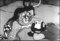 「塙団右衛門化物退治の巻（證城寺の狸囃子）」（写真提供：マツダ映画社）