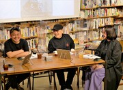 左から白石和彌、今村力、加藤ひとみ。