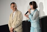 左から中西健二、岸井ゆきの。