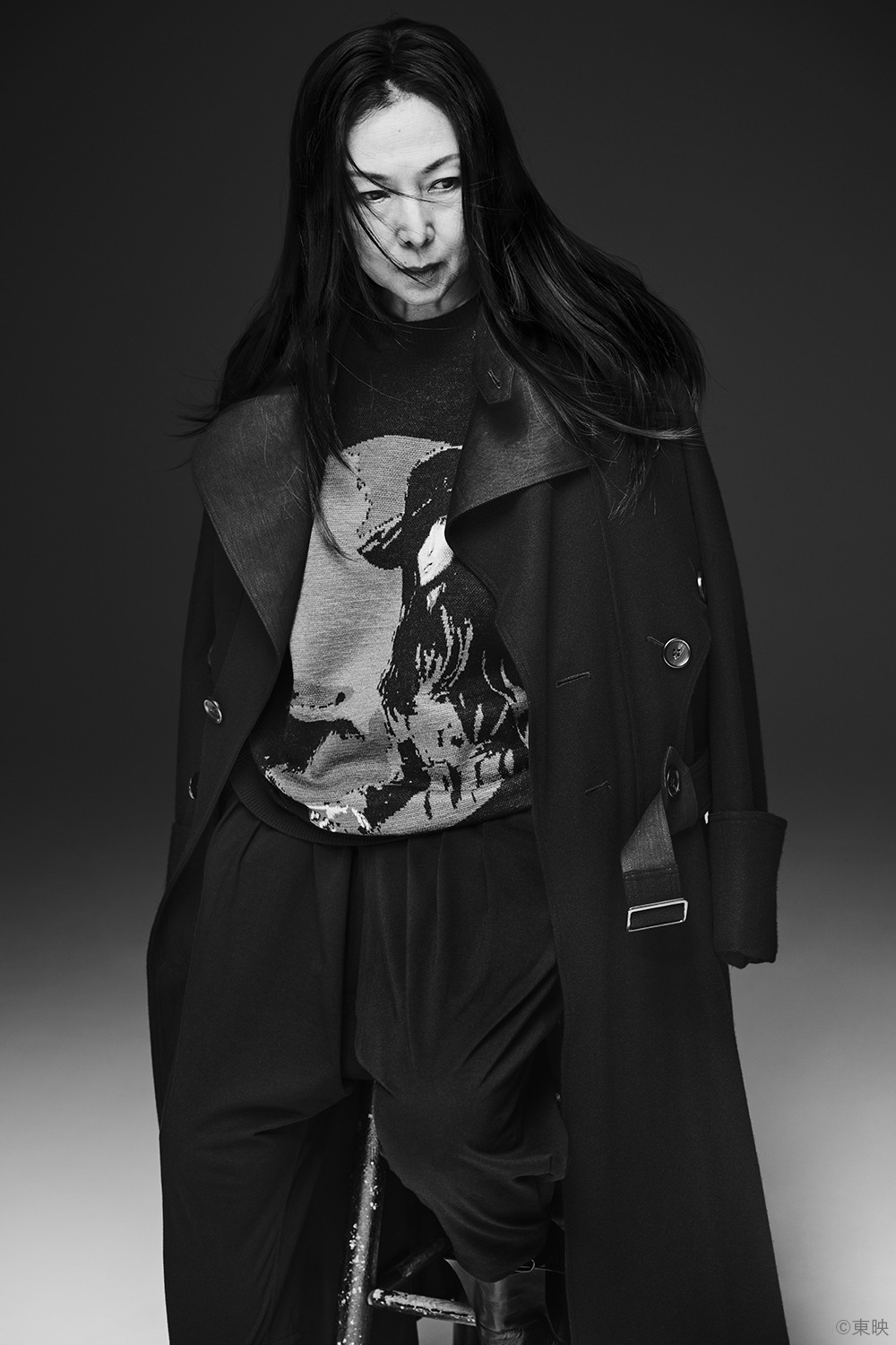 「BLACK Scandal Yohji Yamamoto 映画『女囚さそり』Capsule Collection」より。