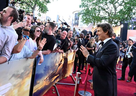 「トップガン マーヴェリック」ロンドンプレミアイベントの様子。