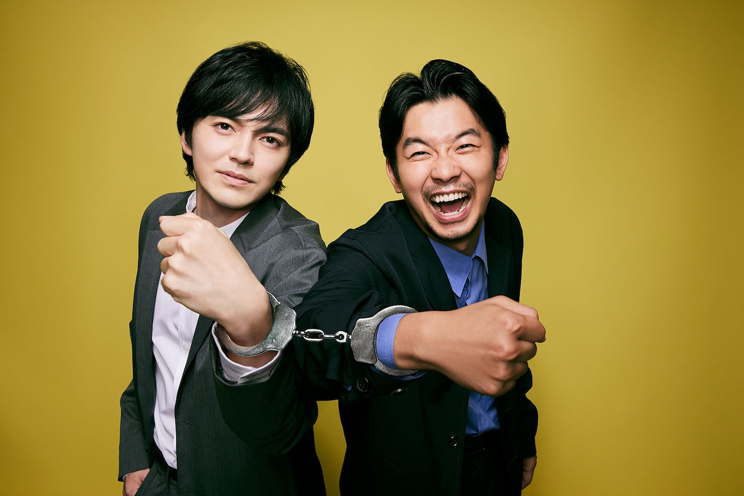 左から林遣都、仲野太賀。