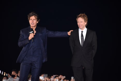 左からトム・クルーズ、ジェリー・ブラッカイマー。