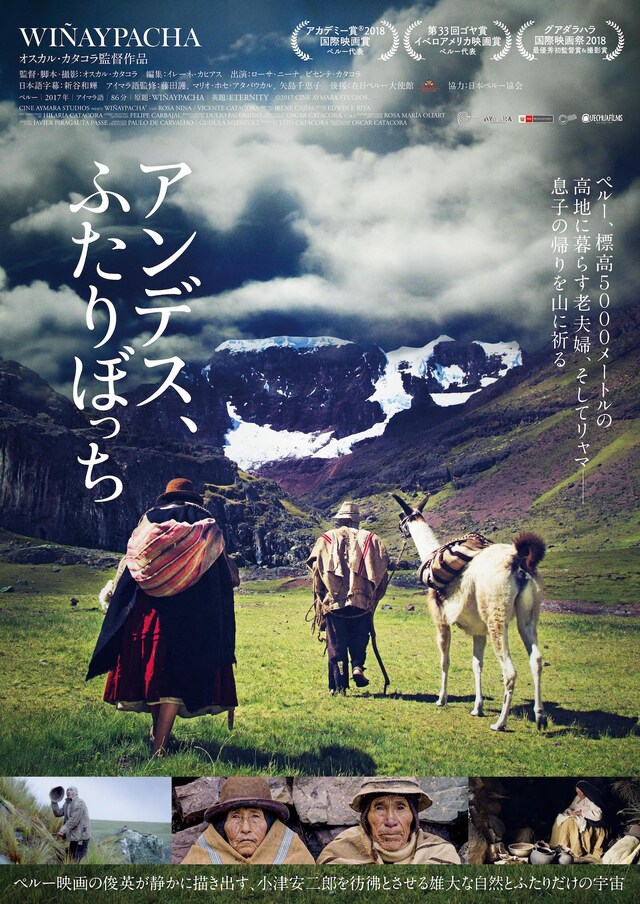 「アンデス、ふたりぼっち」ポスタービジュアル