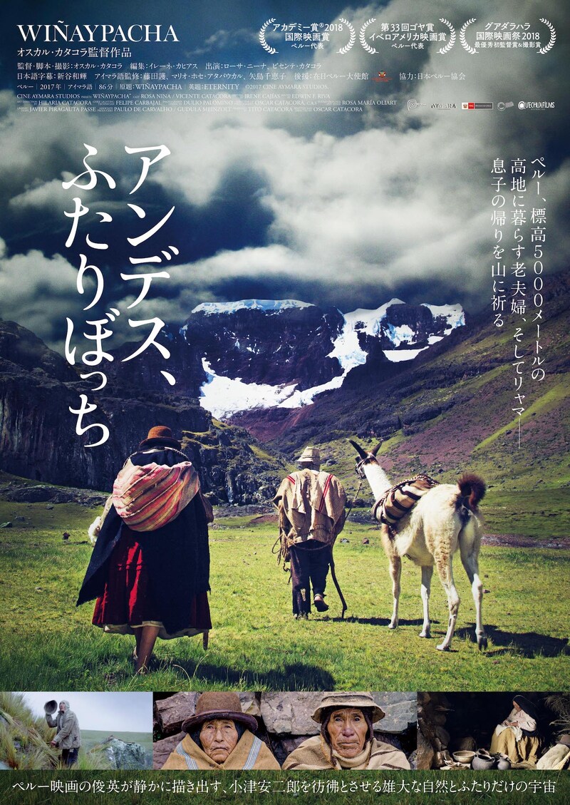 「アンデス、ふたりぼっち」ポスタービジュアル