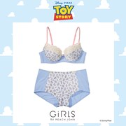 GiRLS by PEACH JOHN限定「トイ・ストーリー」コレクションより、「なちゅこれブラセット」（税込4378円）。