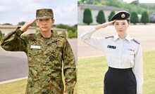 左から町田啓太、白石麻衣。