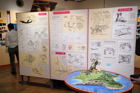 「『未来少年コナン』展 漫画映画の魅力にせまる！」より。