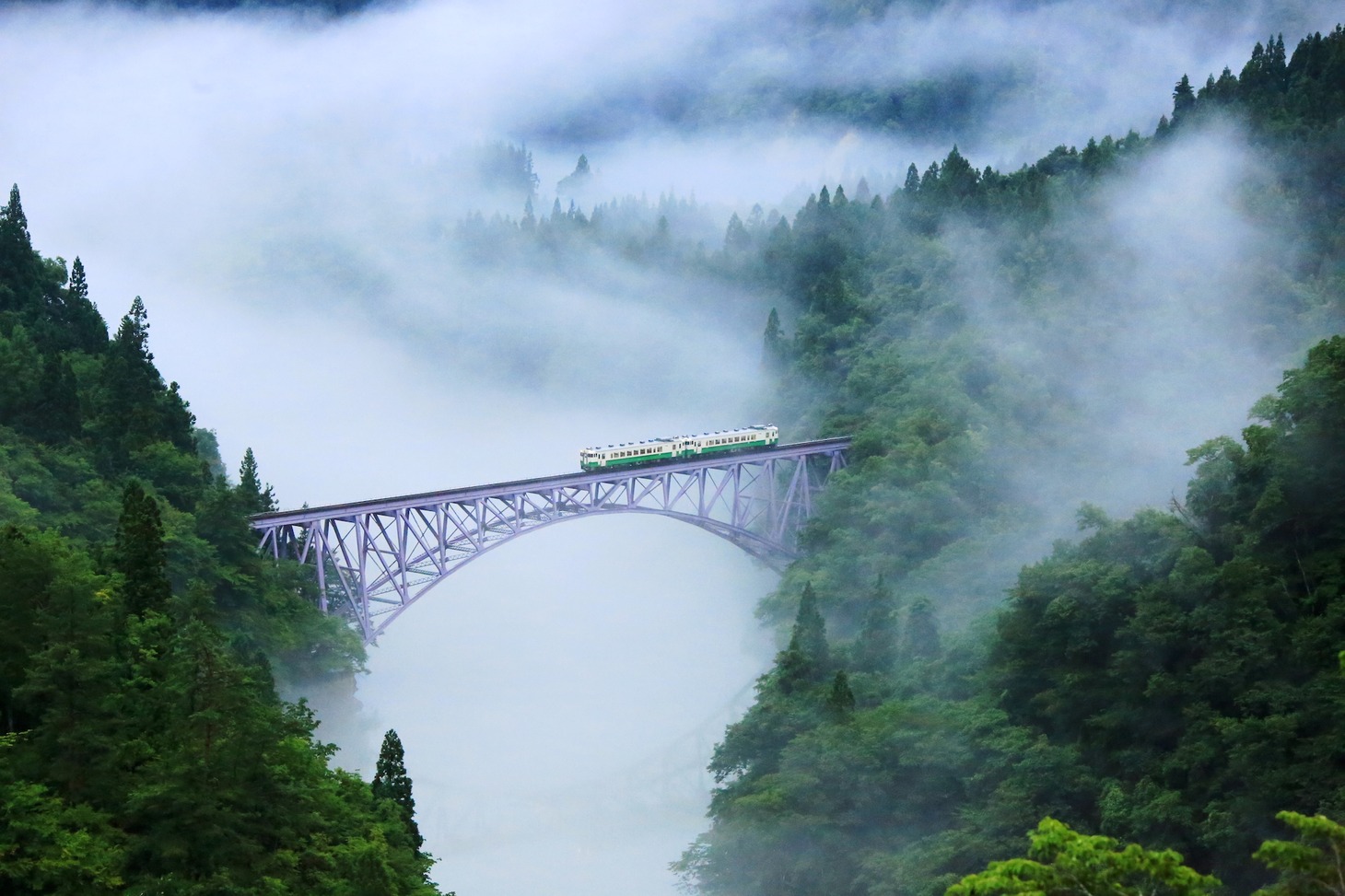 「霧幻鉄道 只見線を300日撮る男」