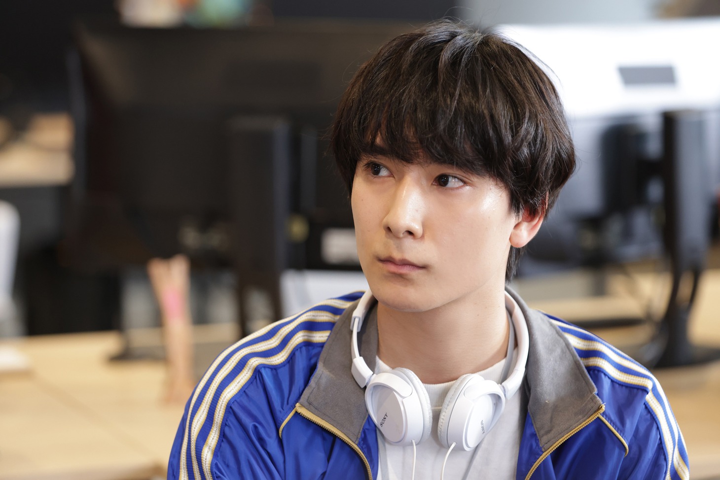 中山航平役の朝田淳弥。