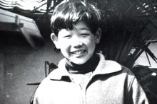 笑福亭鶴瓶の幼少期の写真。