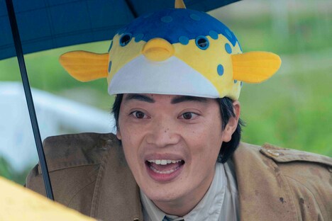 さかなクン演じるギョギョおじさん。