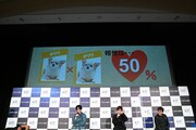 「バスカヴィル家の犬 シャーロック劇場版」公開直前イベントの様子。