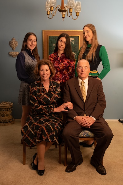 ハイム一家の家族写真。