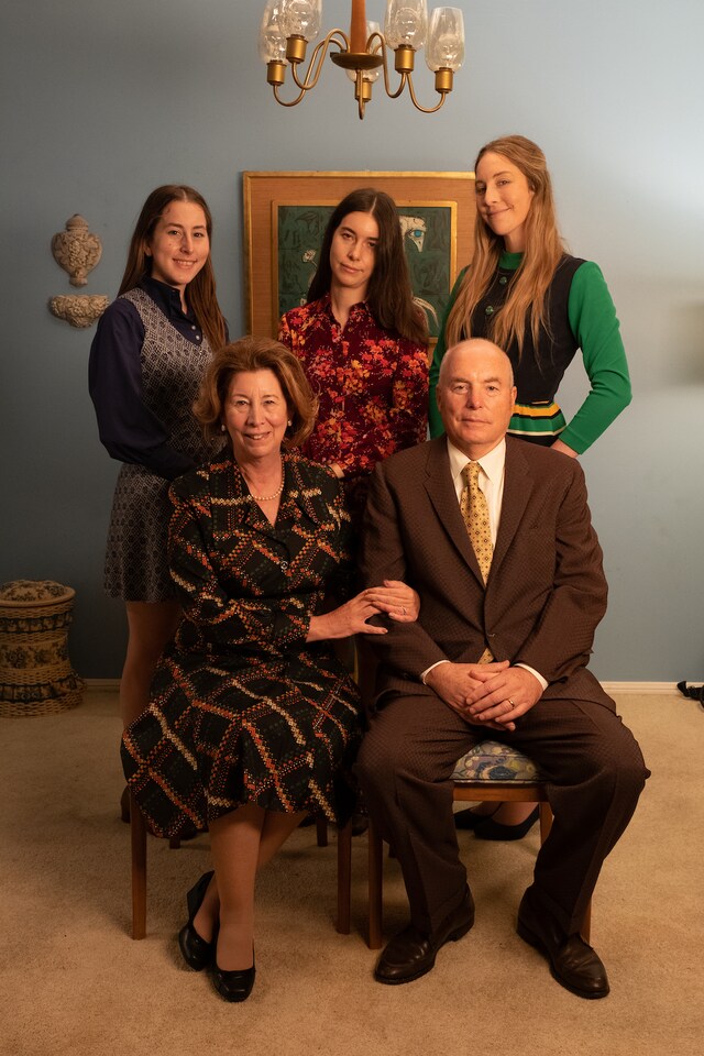 ハイム一家の家族写真。