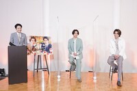 「オールドファッションカップケーキ」完成発表会の様子。