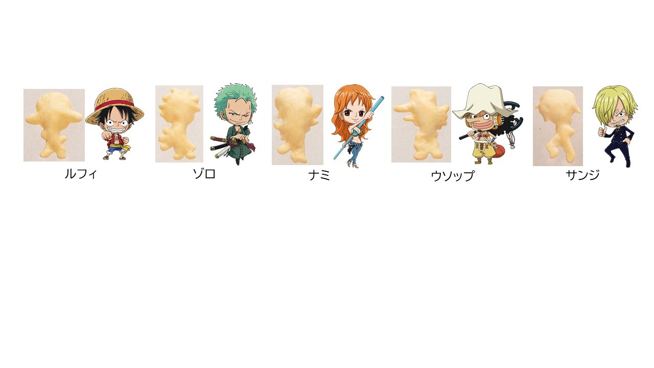 おっとっと うすしお味の菓子型。