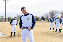 「野球部に花束を」より、小沢仁志演じる“高校球児”。