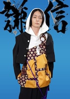 上杉謙信を演じる犬飼貴丈。