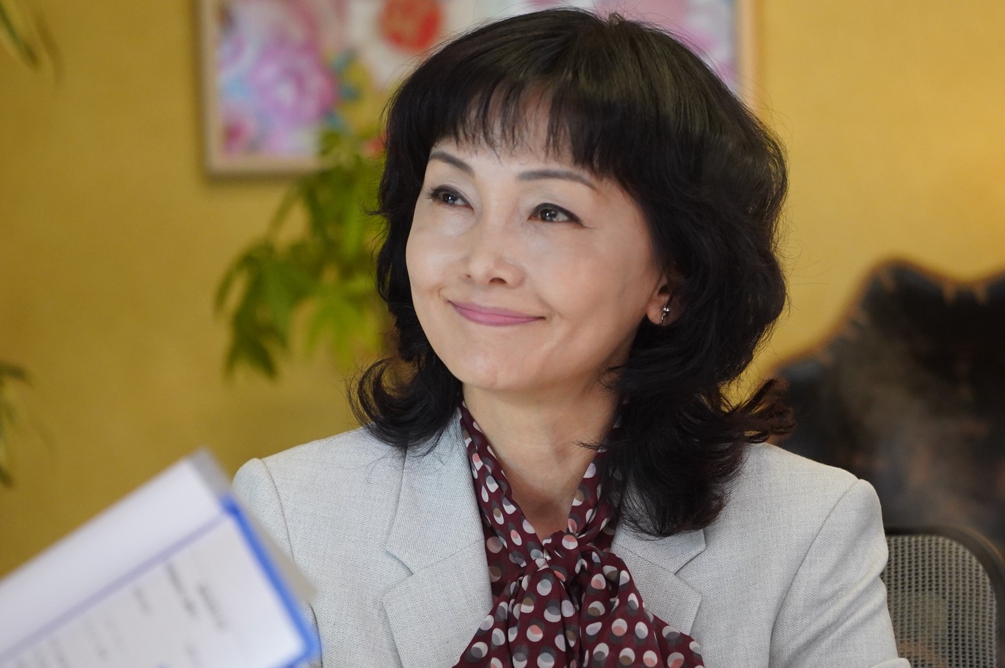 松岡瑠璃子を演じる南果歩。