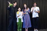 「こちらあみ子」完成披露上映会の様子。