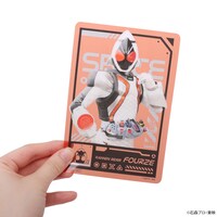 特典の「仮面ライダーフォーゼ クリアカード」。